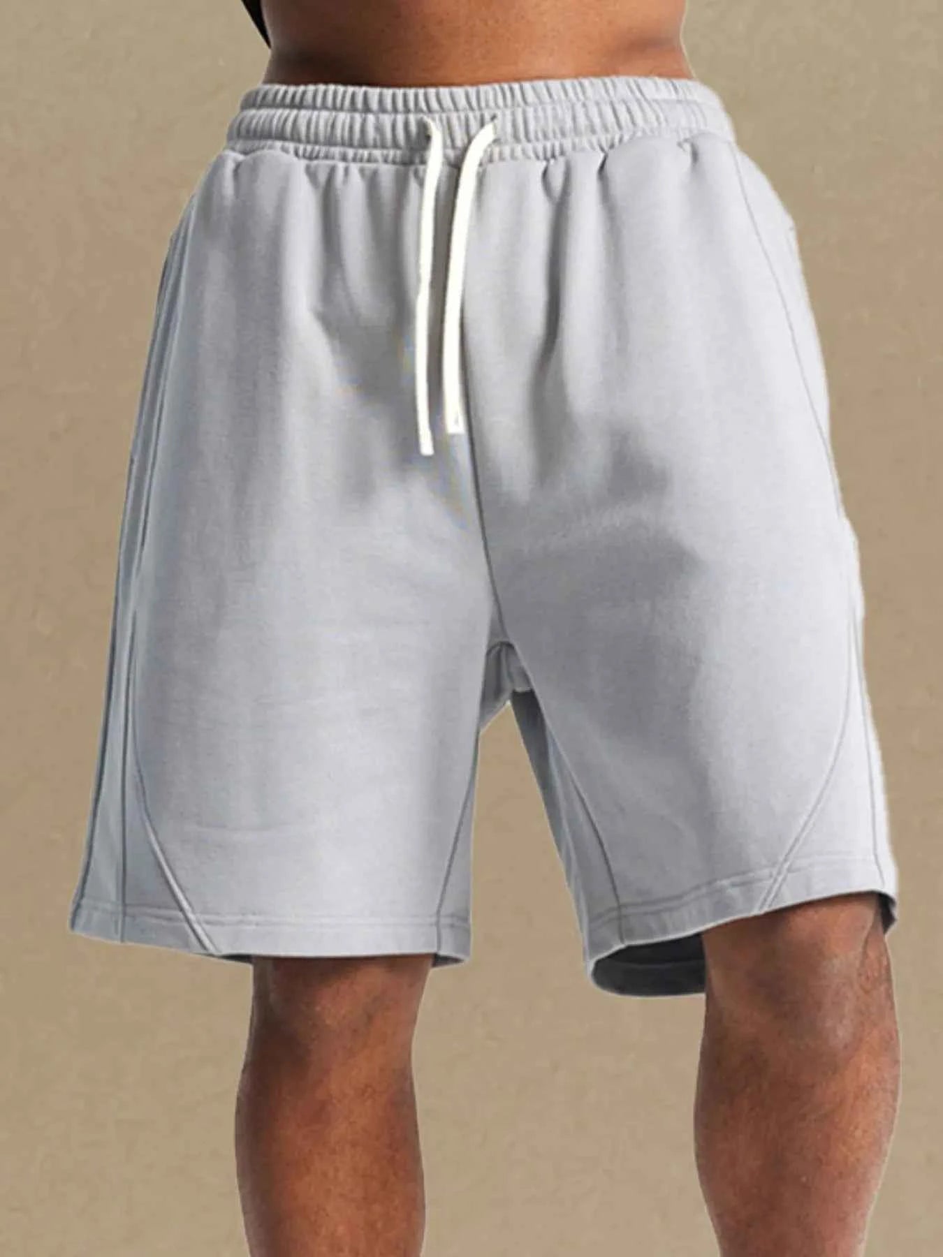 Men's Casual Elastic Waist Shorts